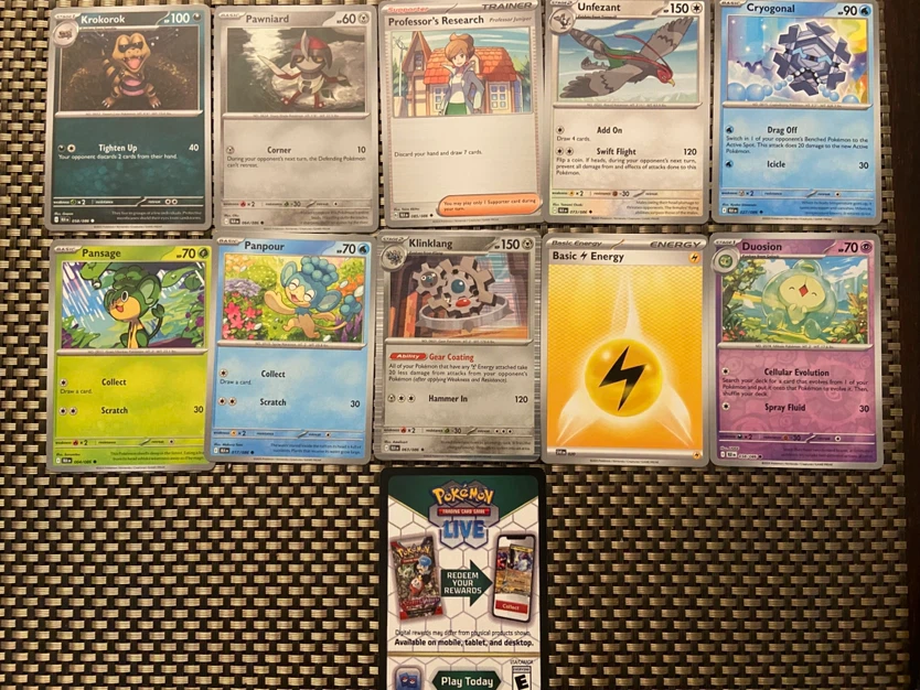 Pokemon Trading Card Game Tin and Cards