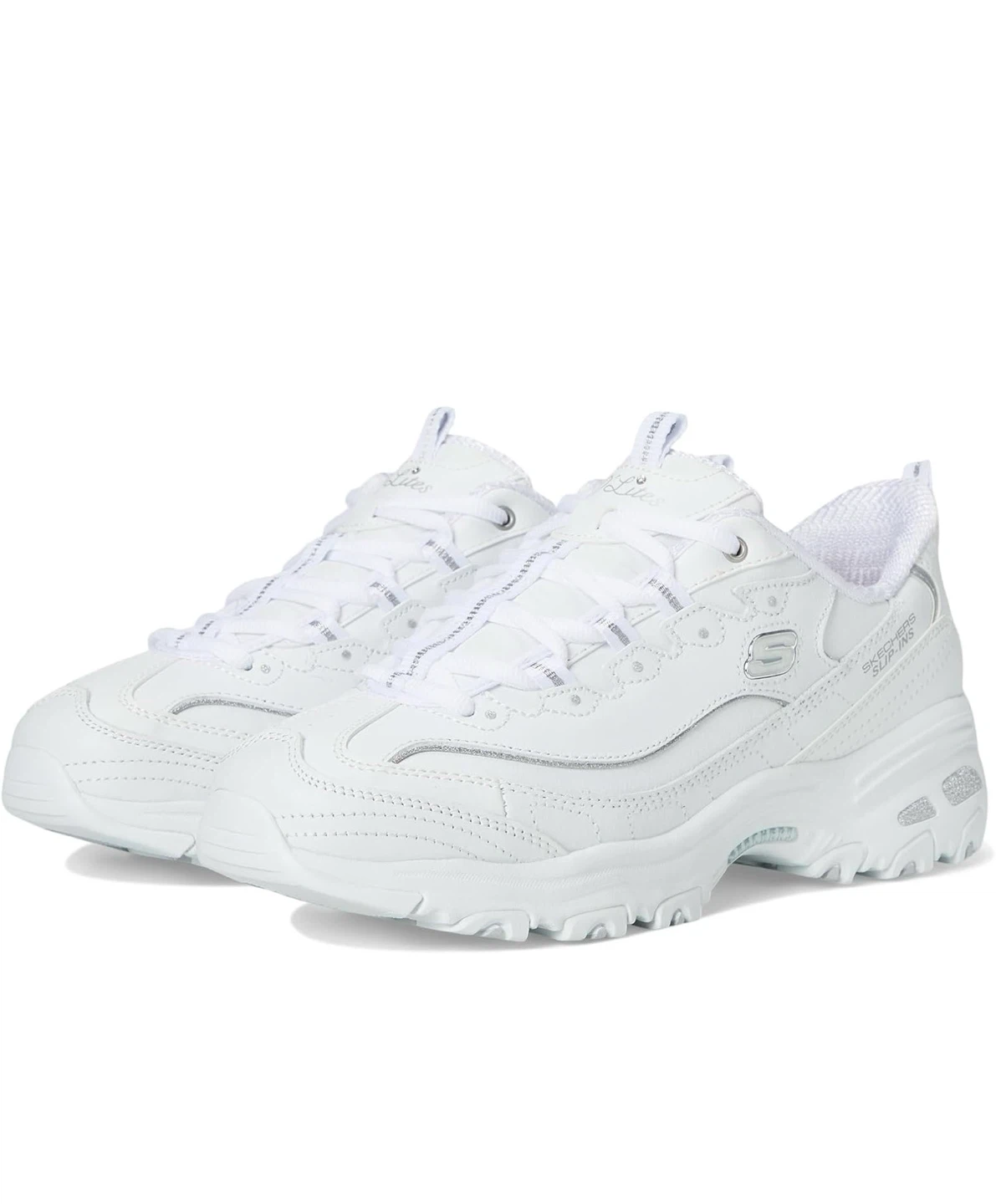 Skechers D'Lites Slip-ins White Sneakers