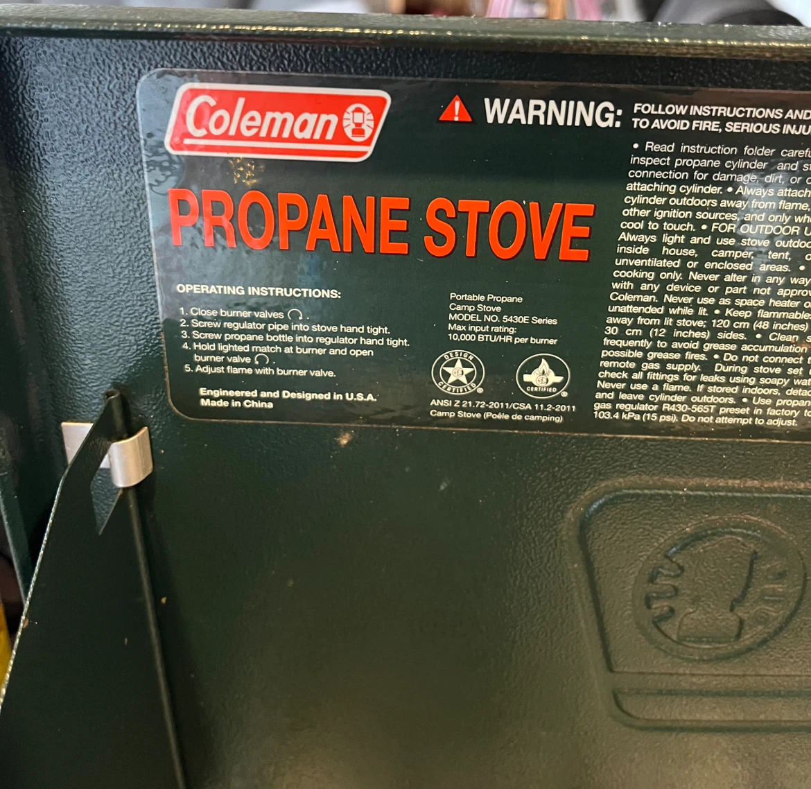 Coleman stove - photo 2