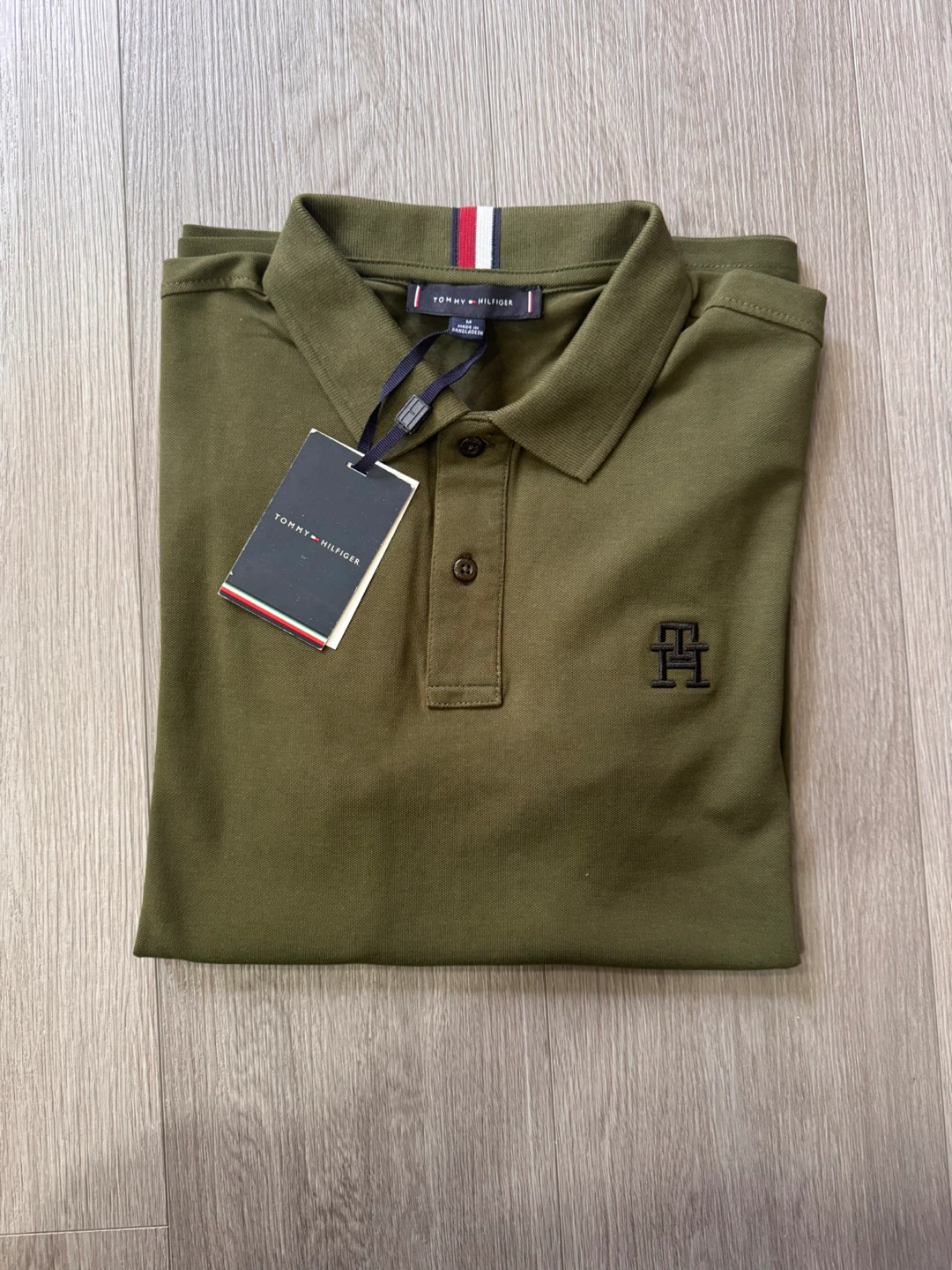 Tommy Hilfiger Olive Green Polo Shirt - photo 2