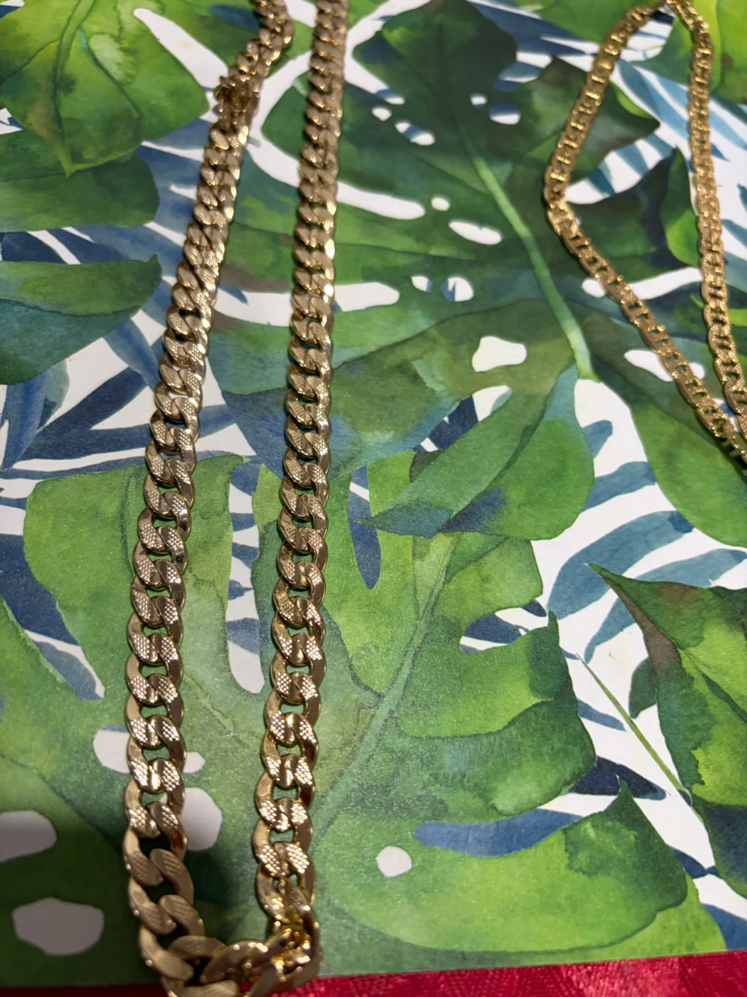 Gold-tone fashion rings and necklace set - photo 5