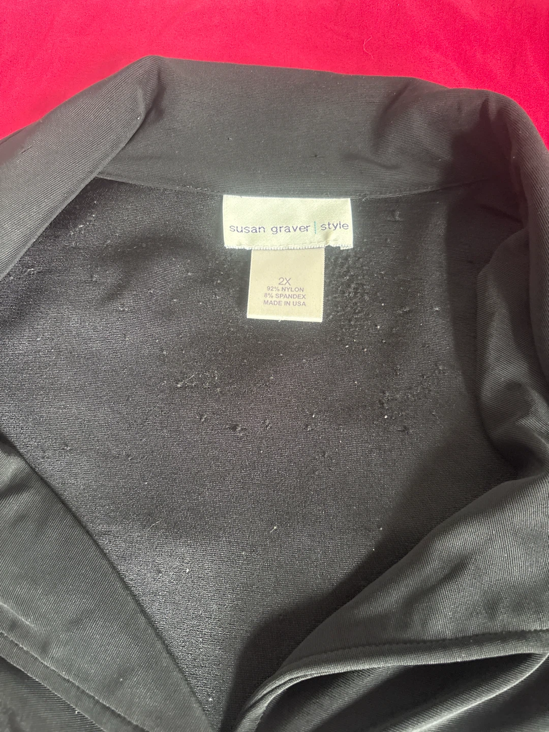 Black Button-Down Top Size 2X - photo 3
