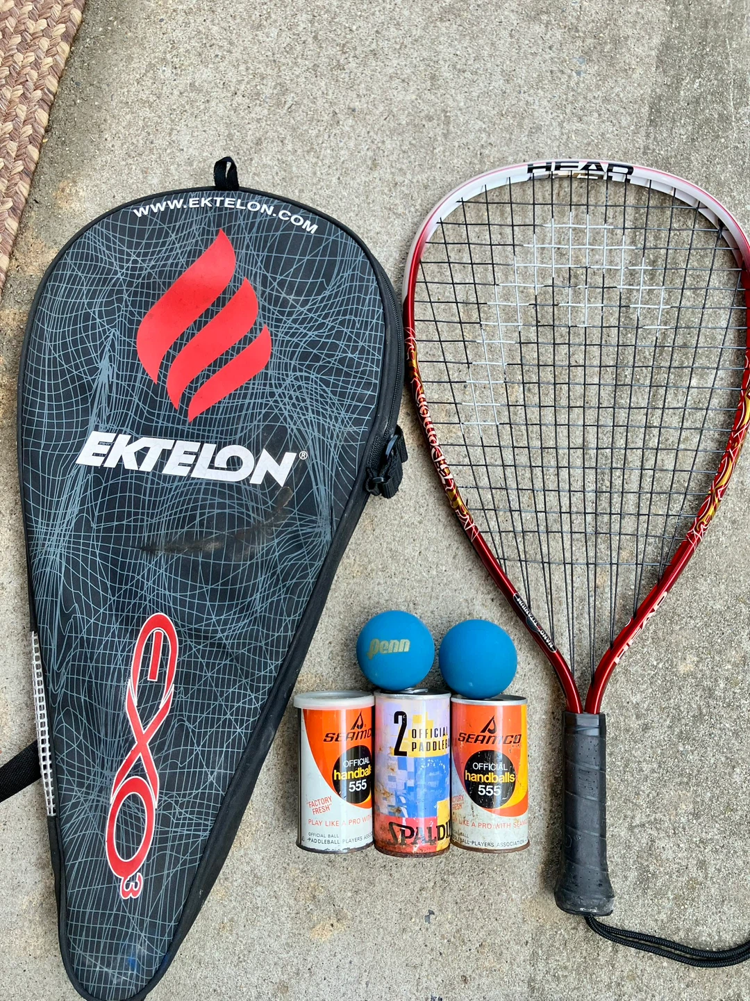 Racquetball rackets,