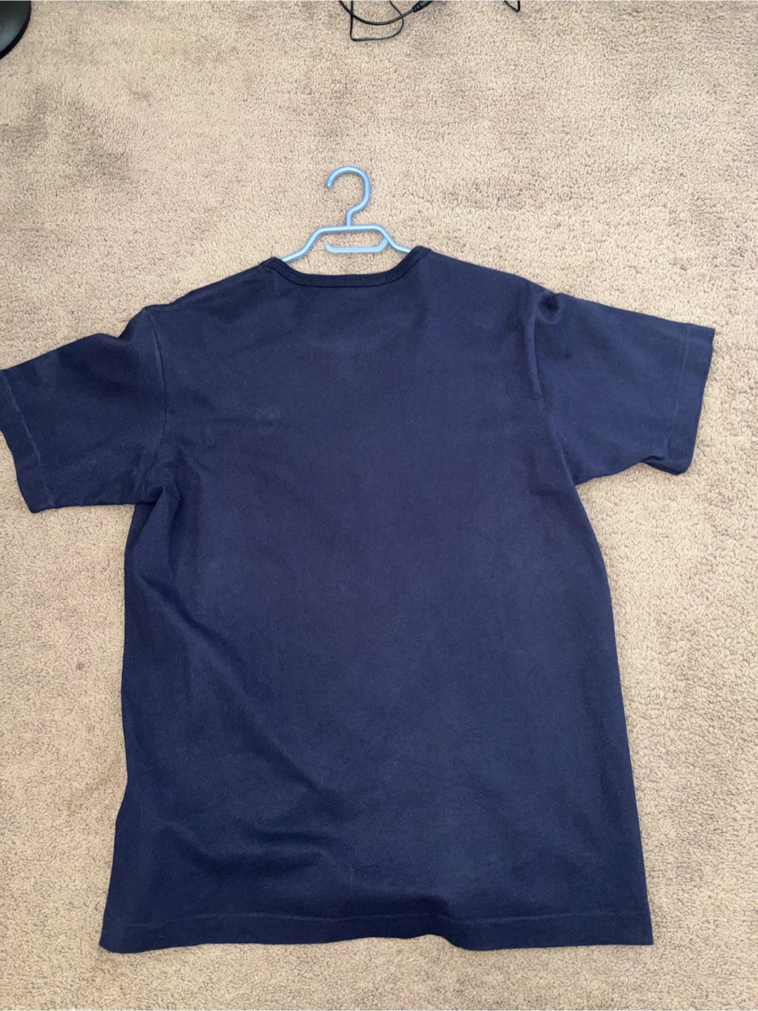 Comme des Garçons Play Heart T-Shirt Navy M - photo 3