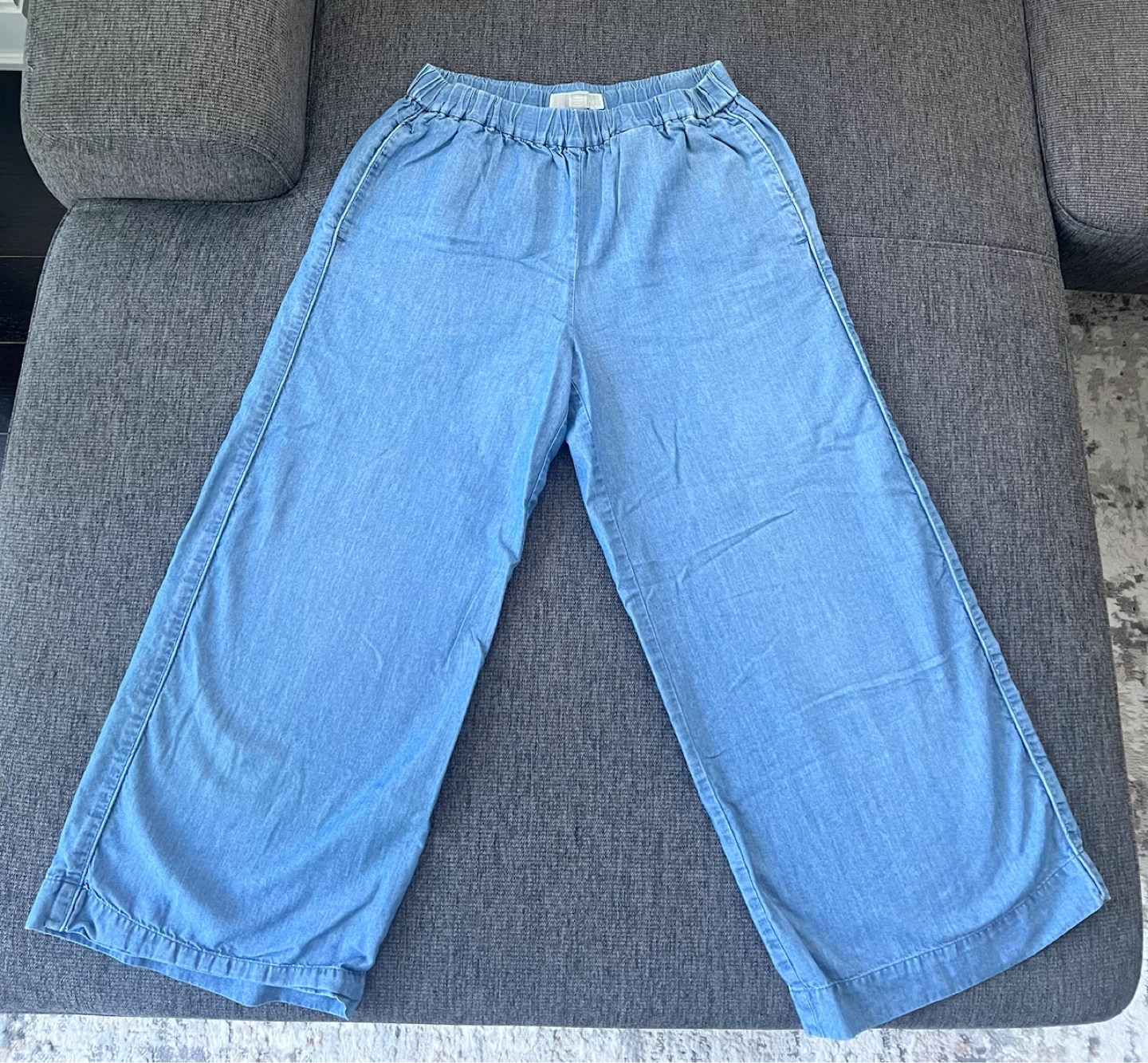 Light Wash Culottes