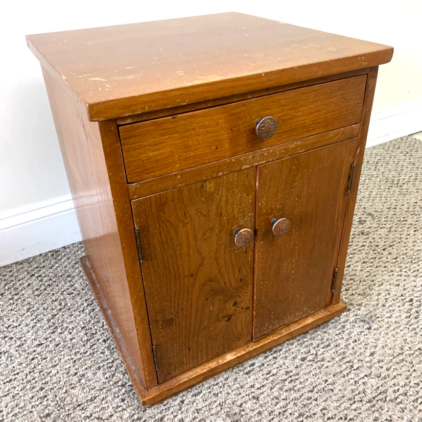 Wood Nightstand Bedside Table Drawer Cabinet Bedroom Side Table