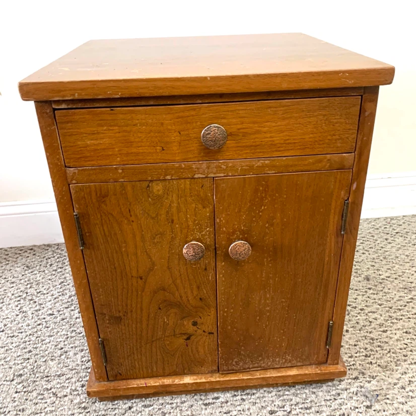 Wood Nightstand Bedside Table Drawer Cabinet Bedroom Side Table - photo 2