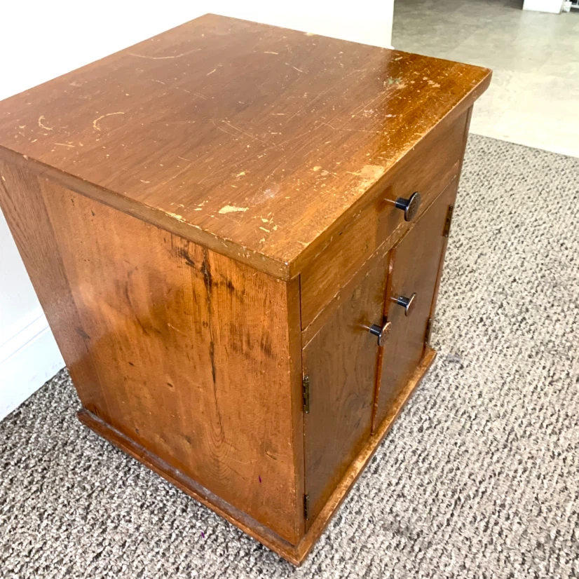 Wood Nightstand Bedside Table Drawer Cabinet Bedroom Side Table - photo 3