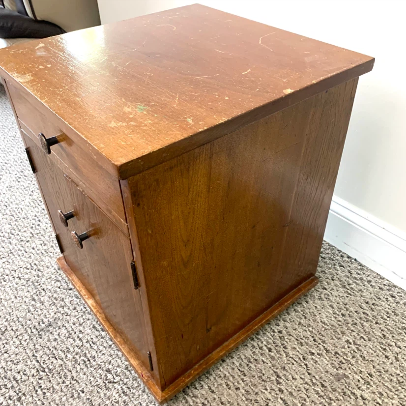 Wood Nightstand Bedside Table Drawer Cabinet Bedroom Side Table - photo 5