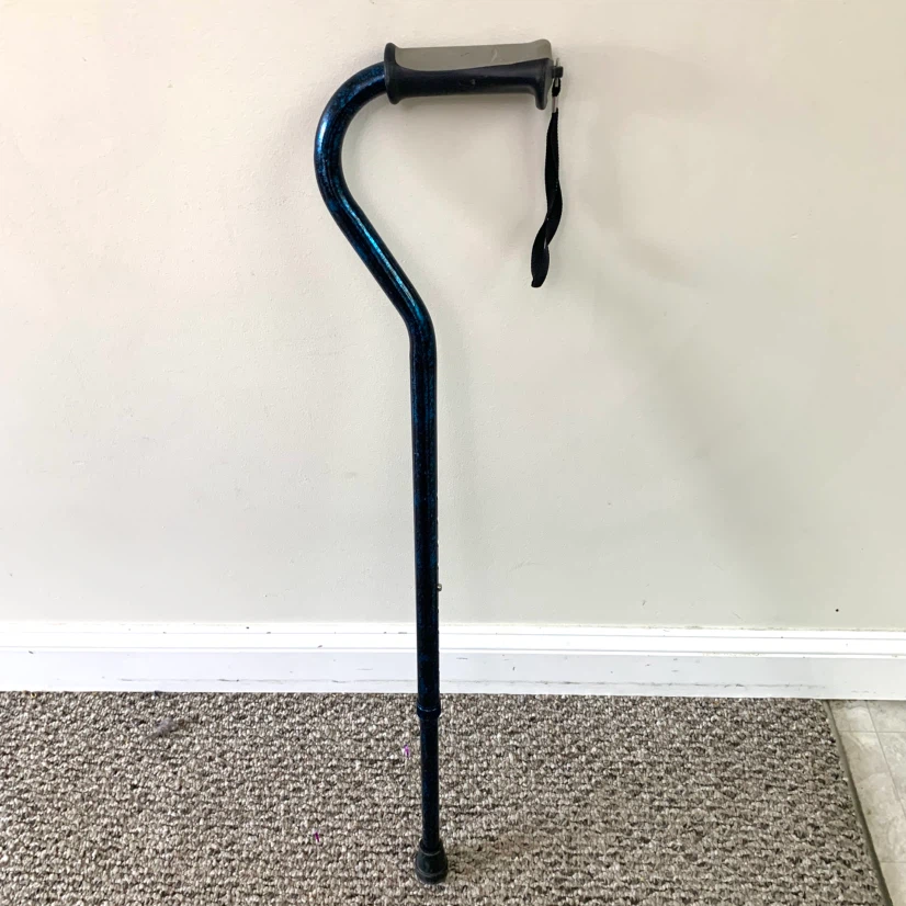 Adjustable Walking Cane Mobility Aid Walking Stick Wrist Strap