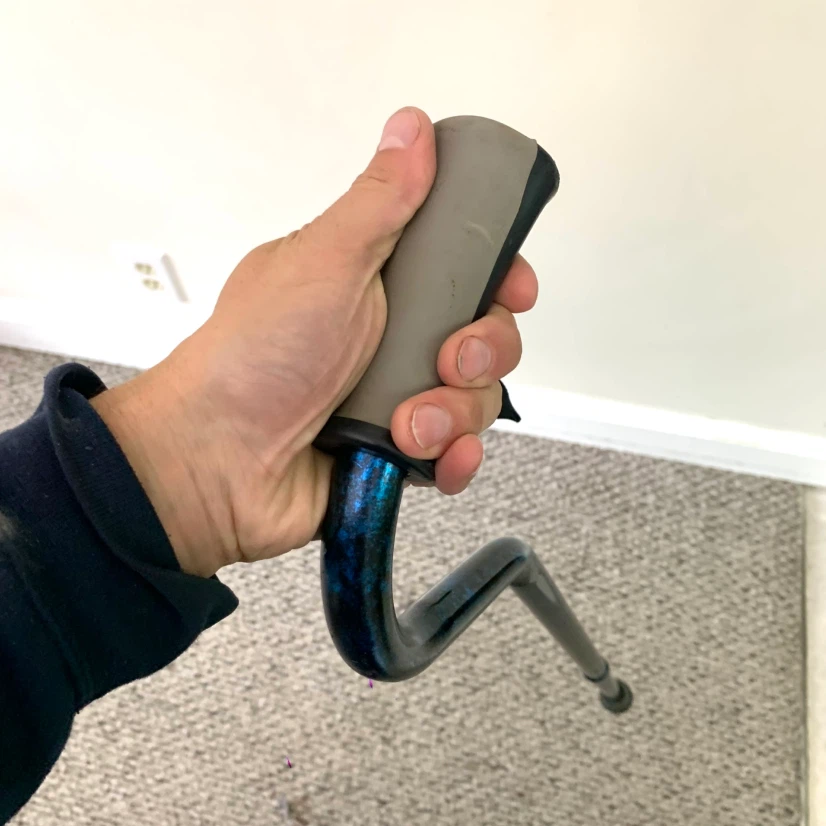 Adjustable Walking Cane Mobility Aid Walking Stick Wrist Strap - photo 5