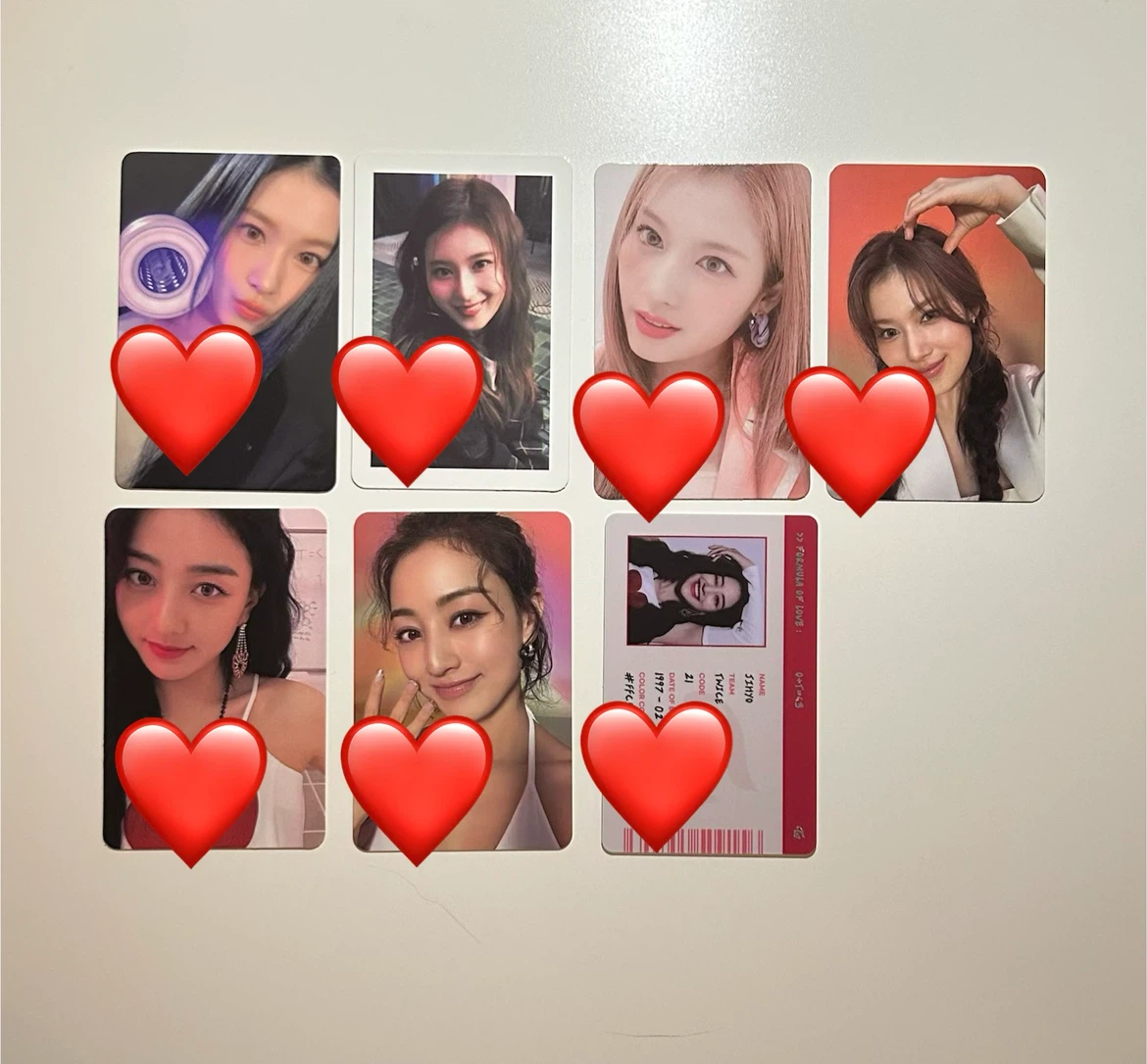Twice Photocards