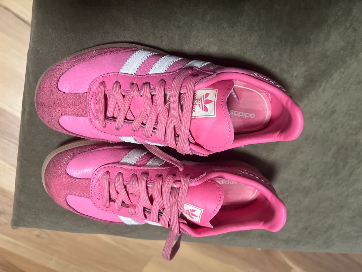 Pink Adidas Samba kids Shoes - photo 3