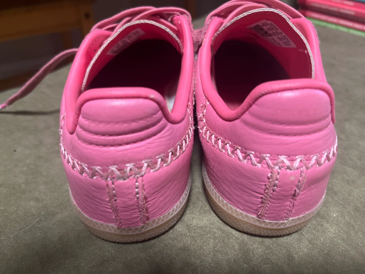 Pink Adidas Samba kids Shoes - photo 4