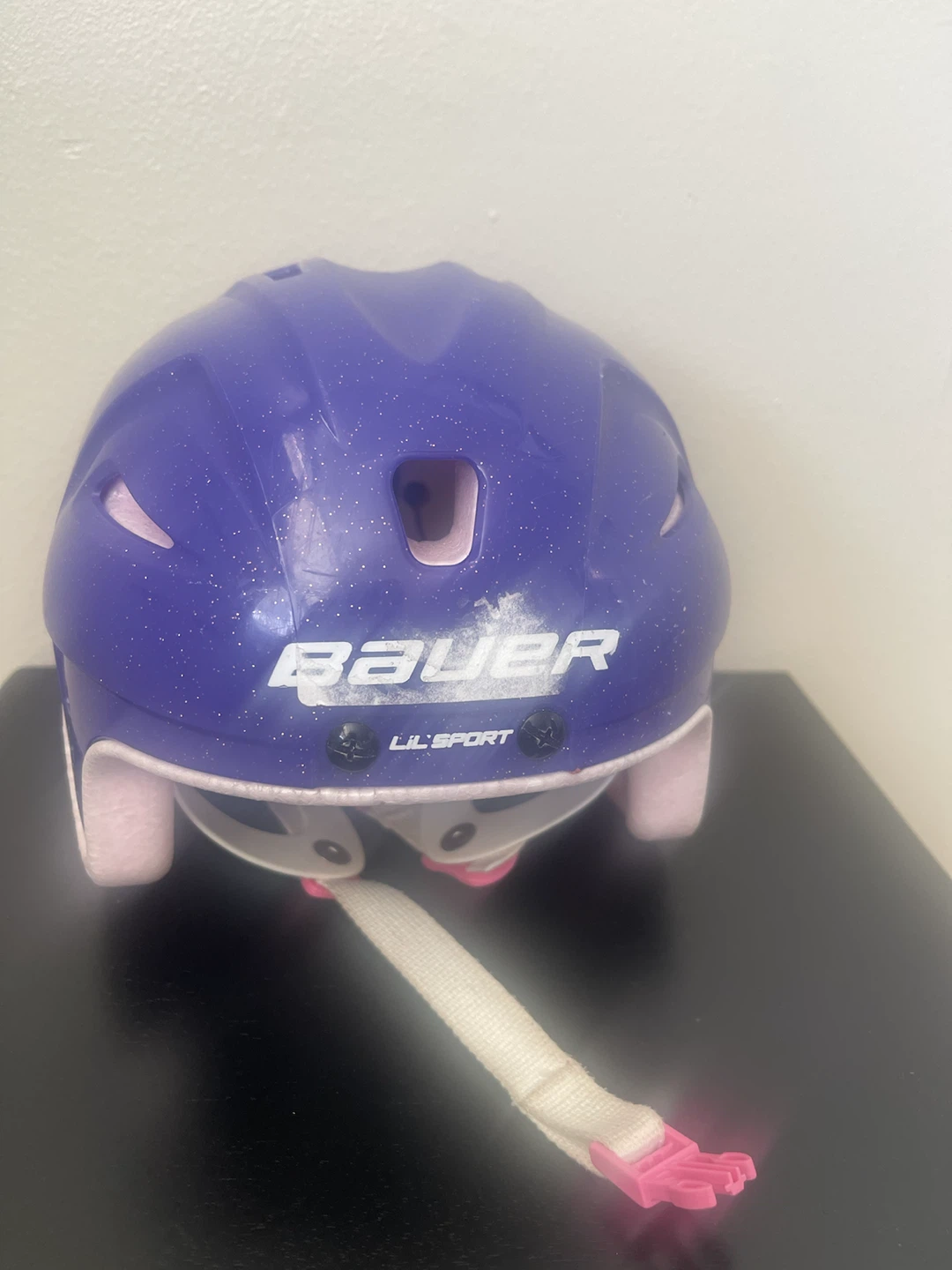 Bauer Lil' Sport Youth Hockey Helmet - Purple