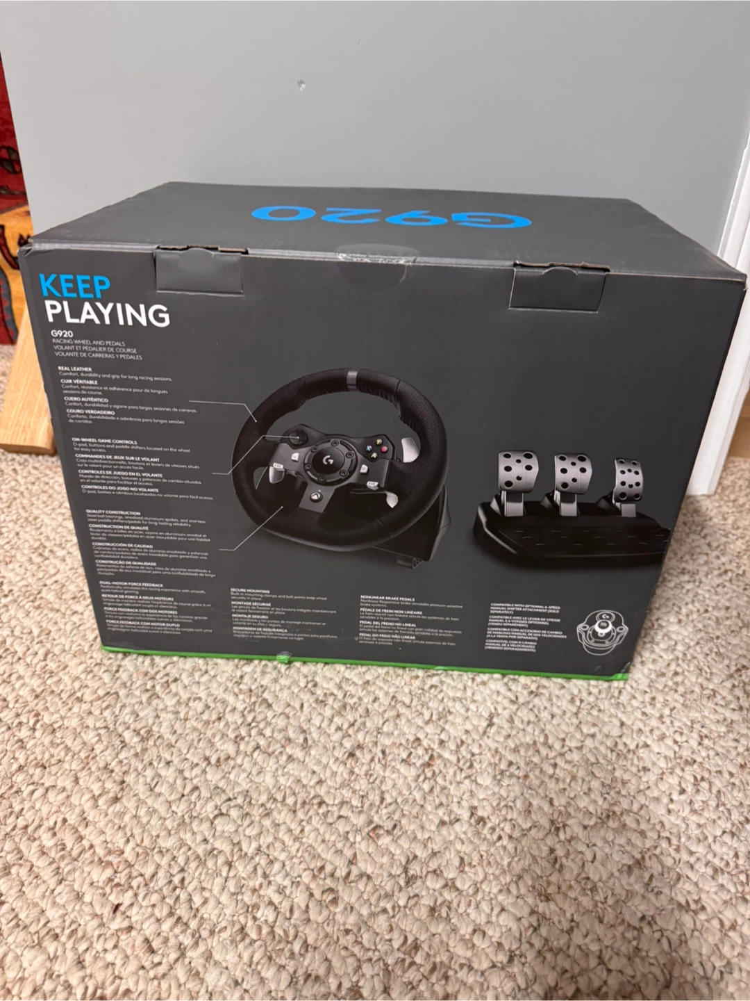G920 racing wheel and pedals - photo 2