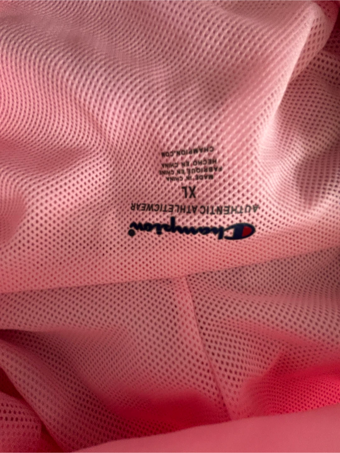 Champion Pink Half-Zip Windbreaker Hoodie - photo 2