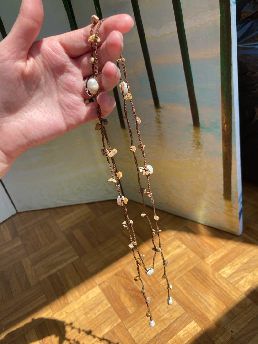 Freshwater pearl necklace