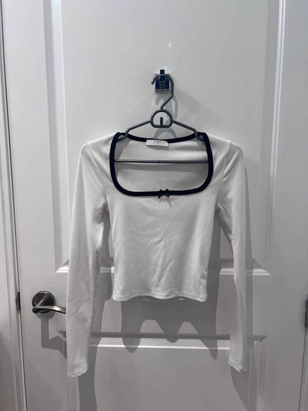 White Long Sleeve Top