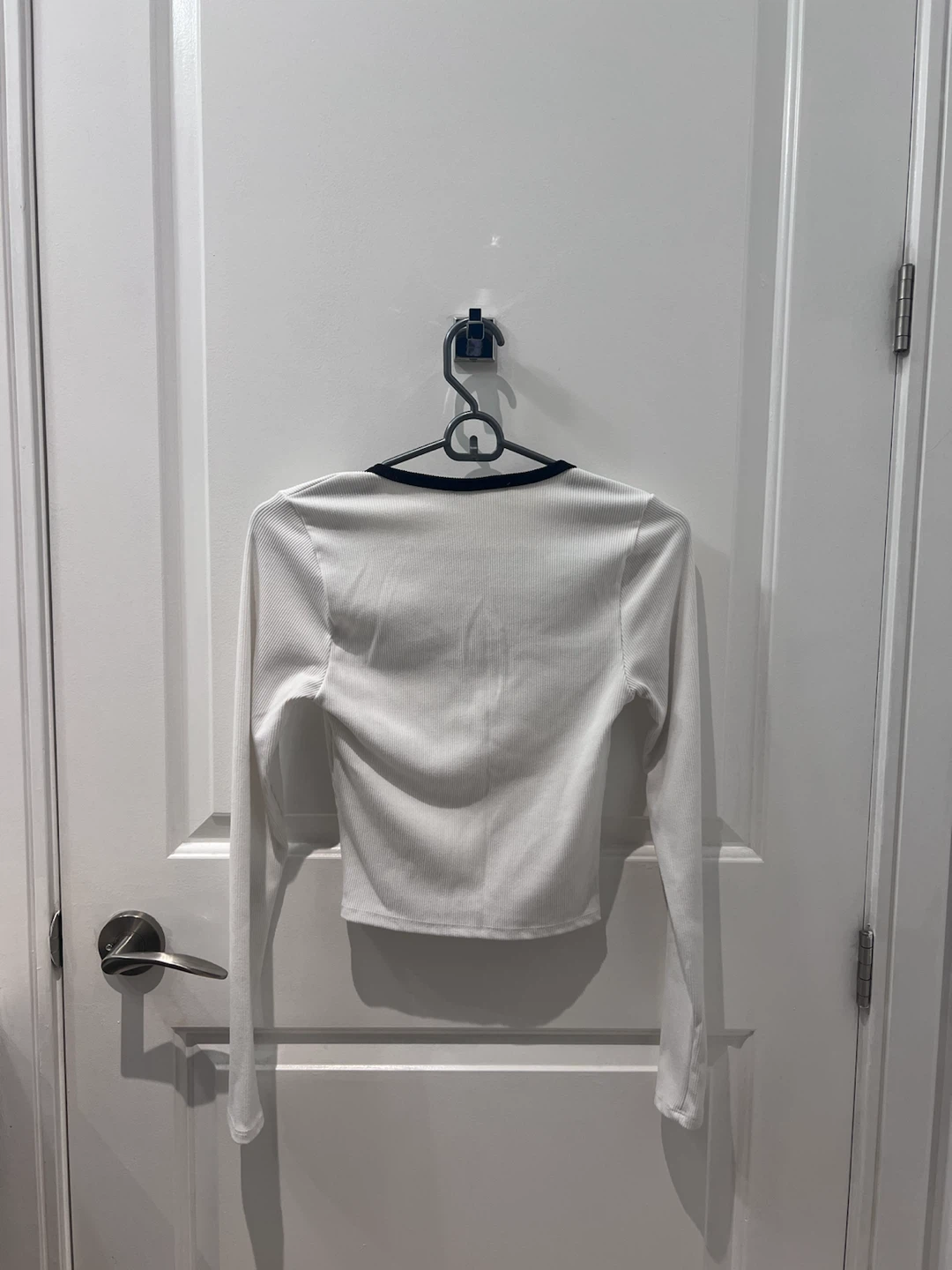 White Long Sleeve Top - photo 2
