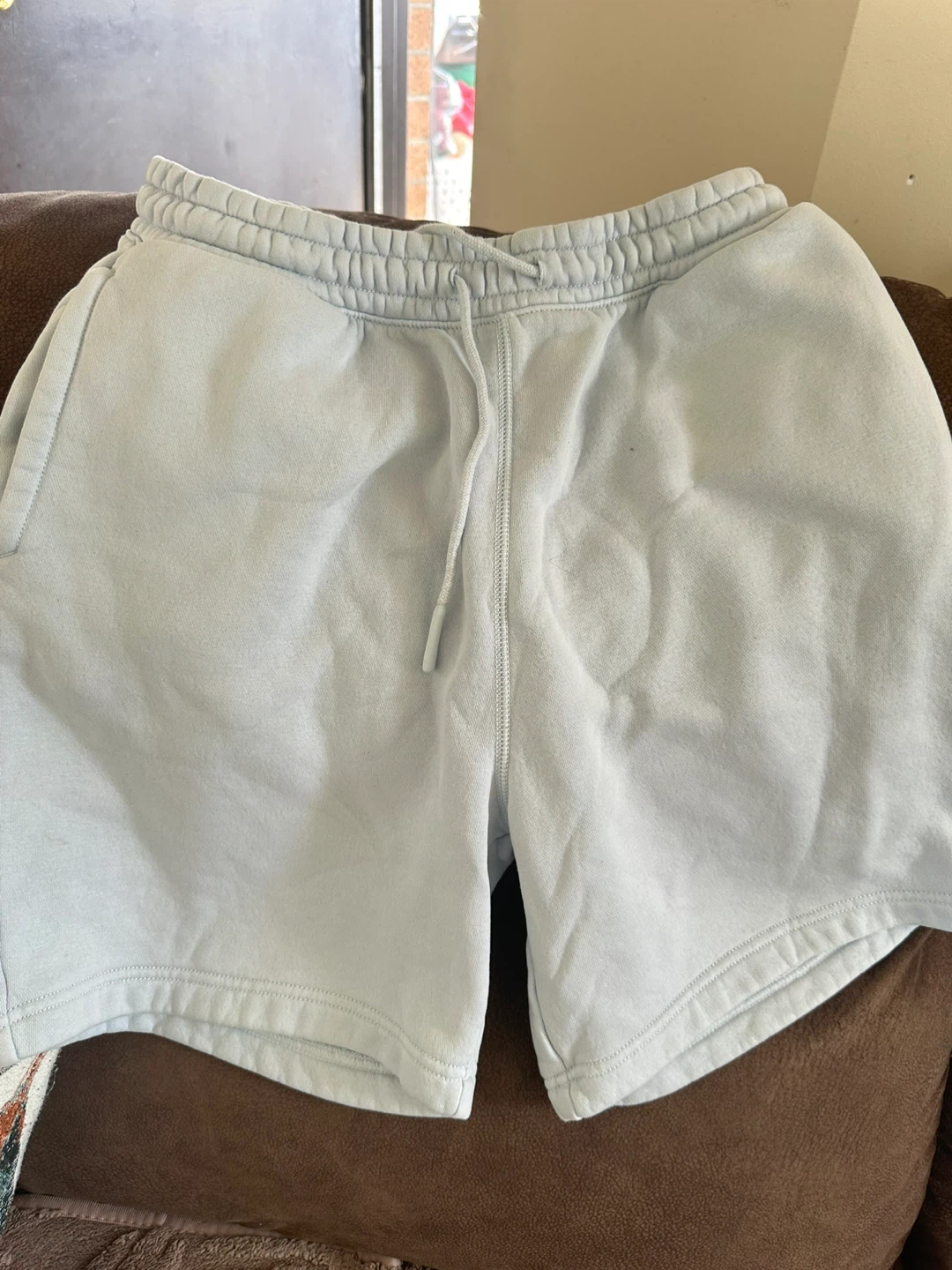 LCKR Light Blue Sweat Shorts payment cash only