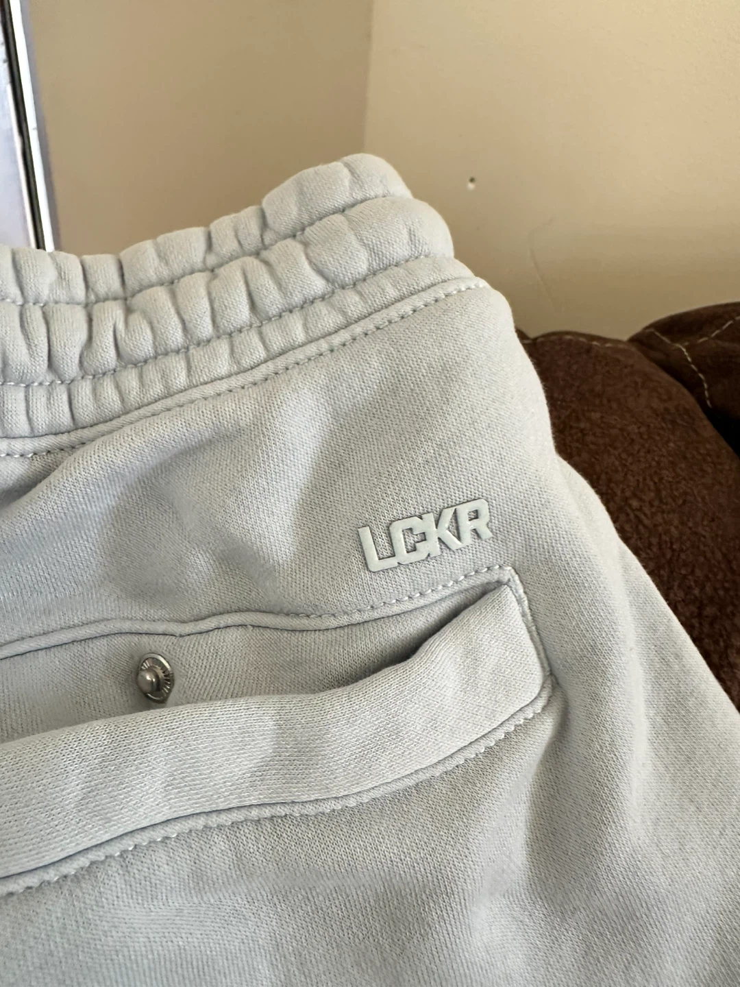 LCKR Light Blue Sweat Shorts payment cash only - photo 3
