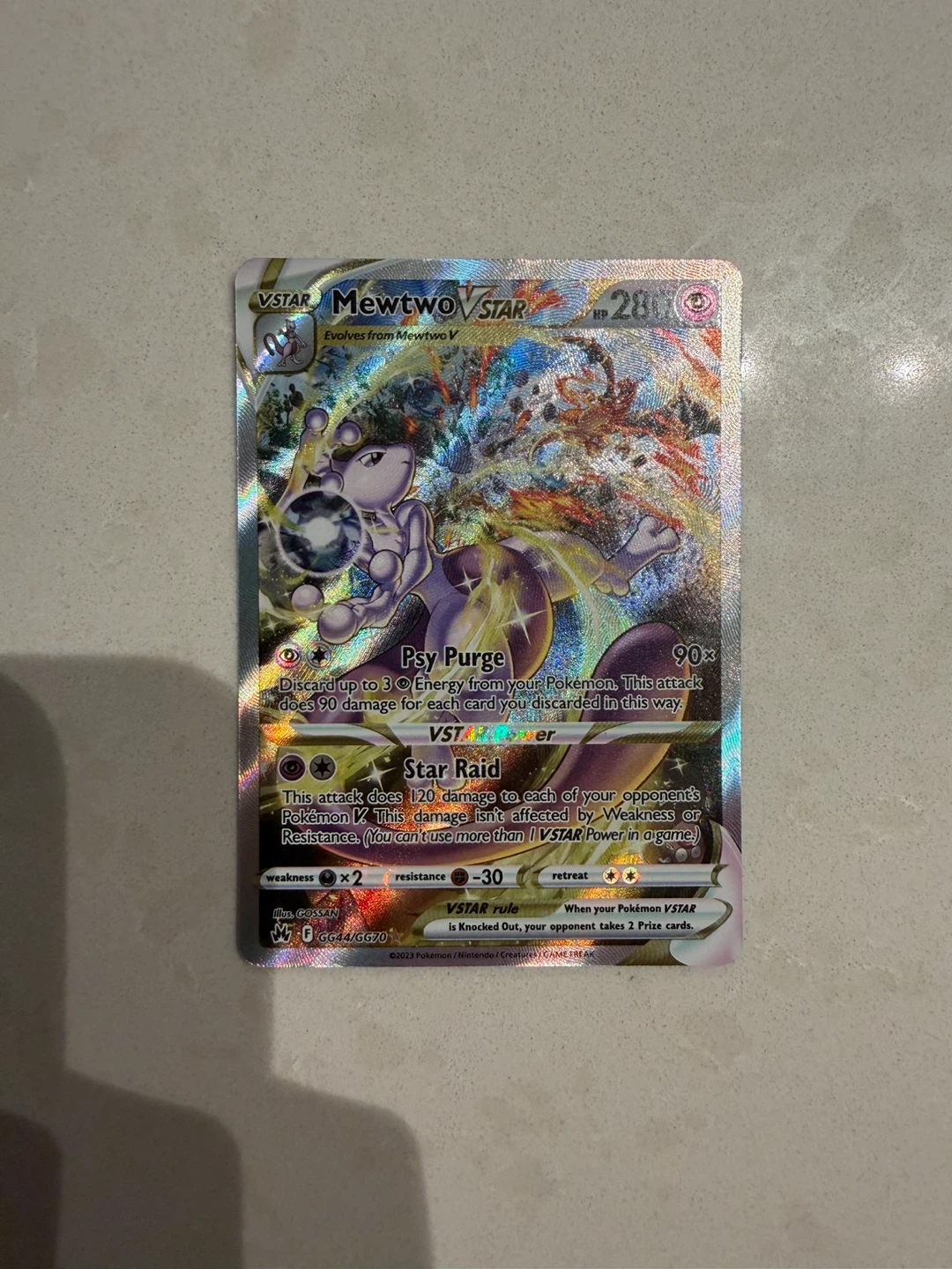 Mewtwo VSTAR GG44/GG70 Pokemon Card