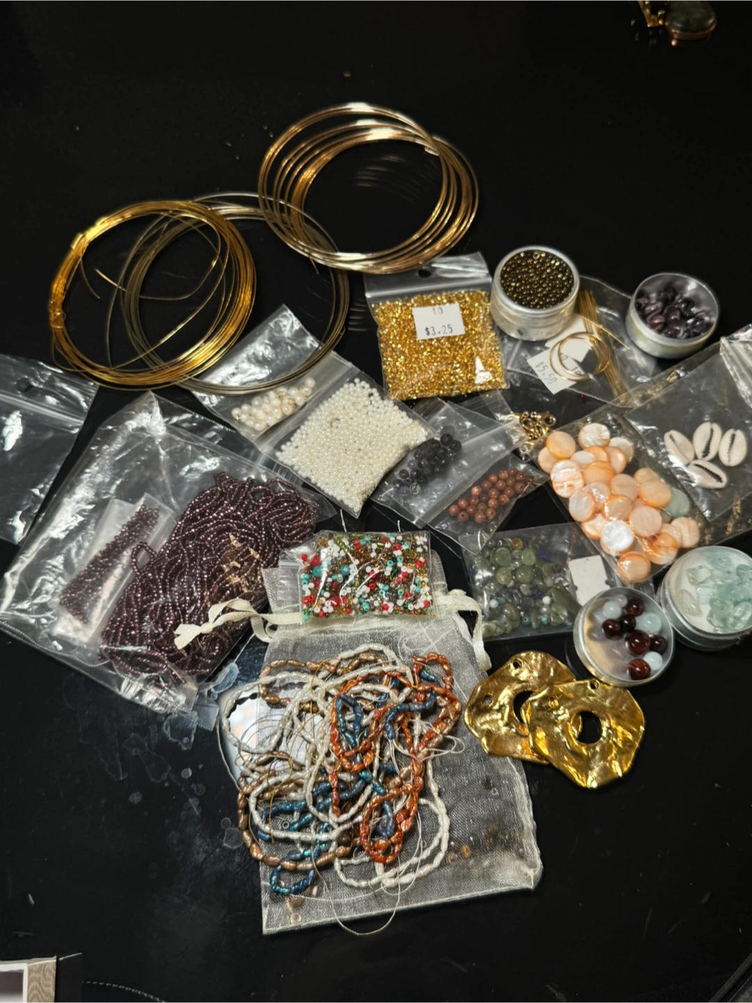 Jewellery Making Bead and Tool Set + natural stone beads
