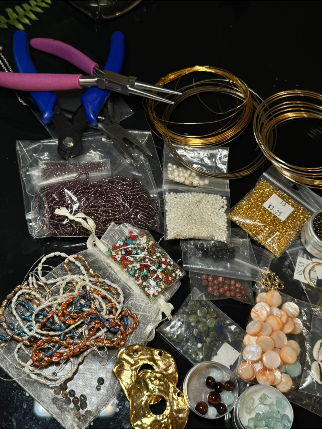 Jewellery Making Bead and Tool Set + natural stone beads - photo 2