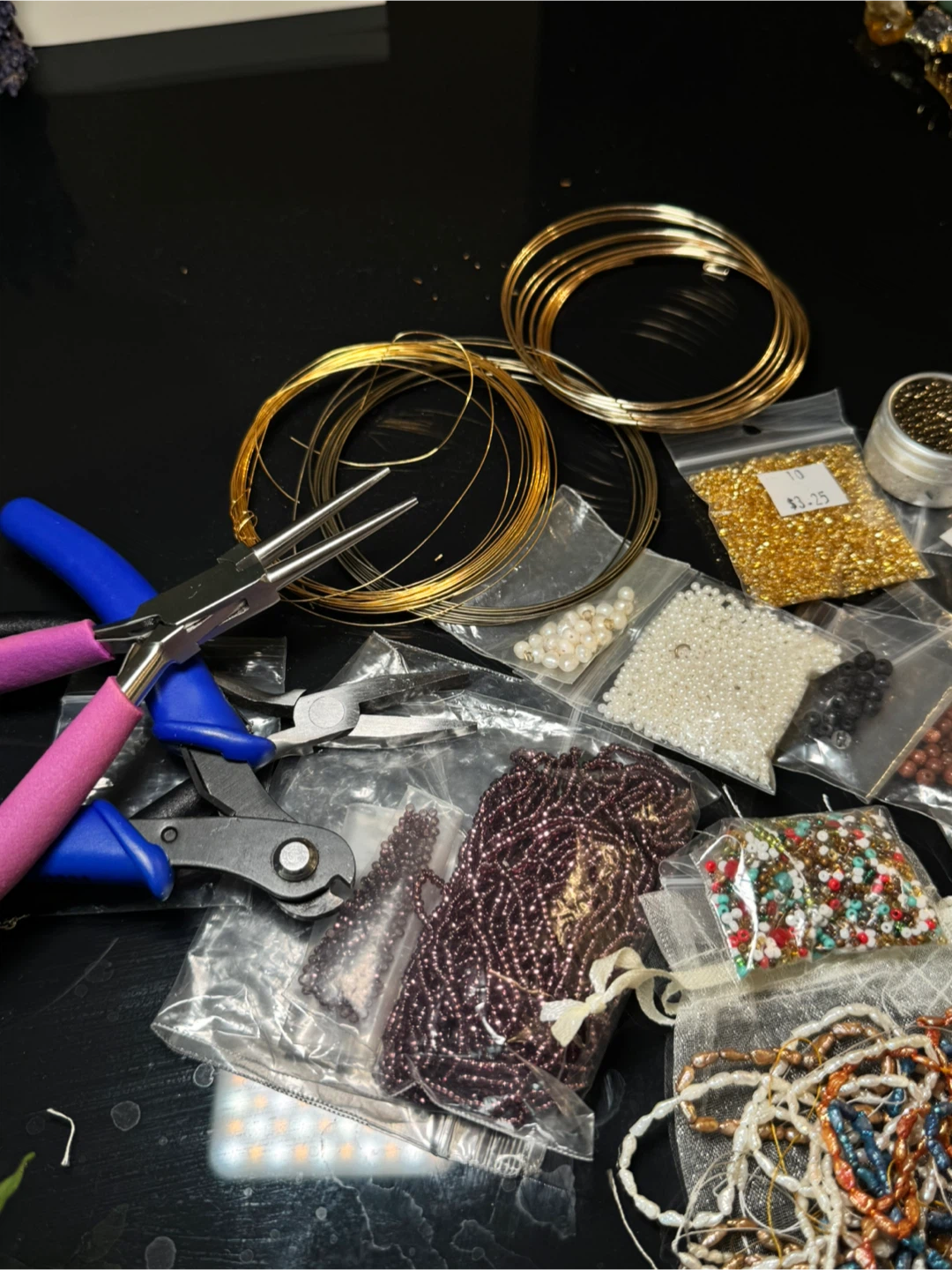 Jewellery Making Bead and Tool Set + natural stone beads - photo 3