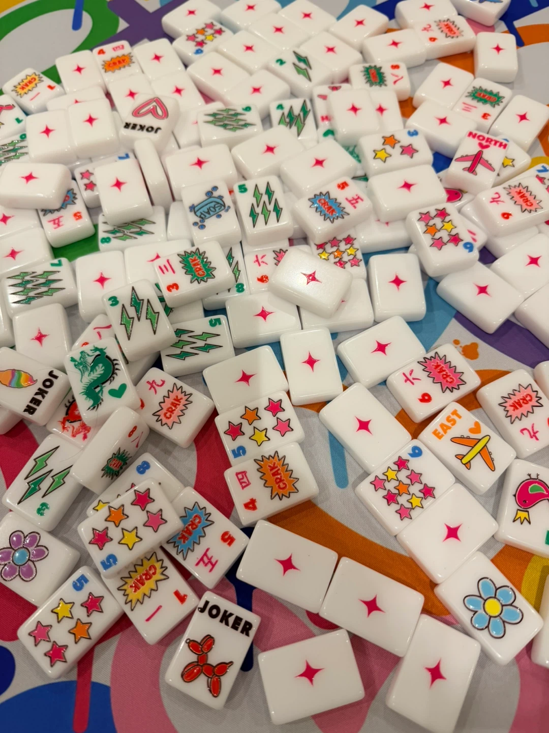 Modern Mahjong Tile Set