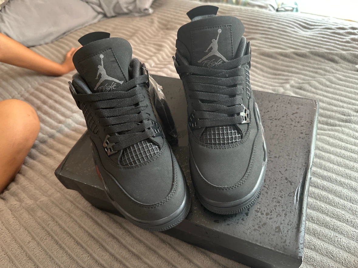 Nike Air Jordan 4 Black Cat Sneakers