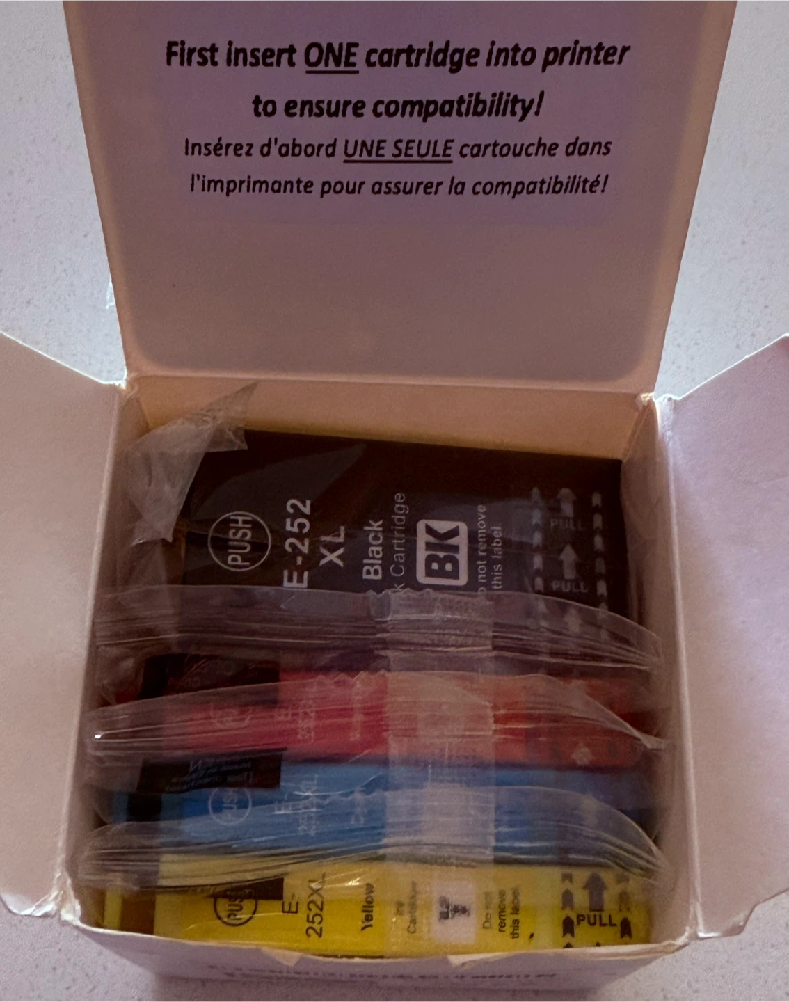 BRAND NEW • Sealed • 4pk EZiNK • # 252XL - photo 3
