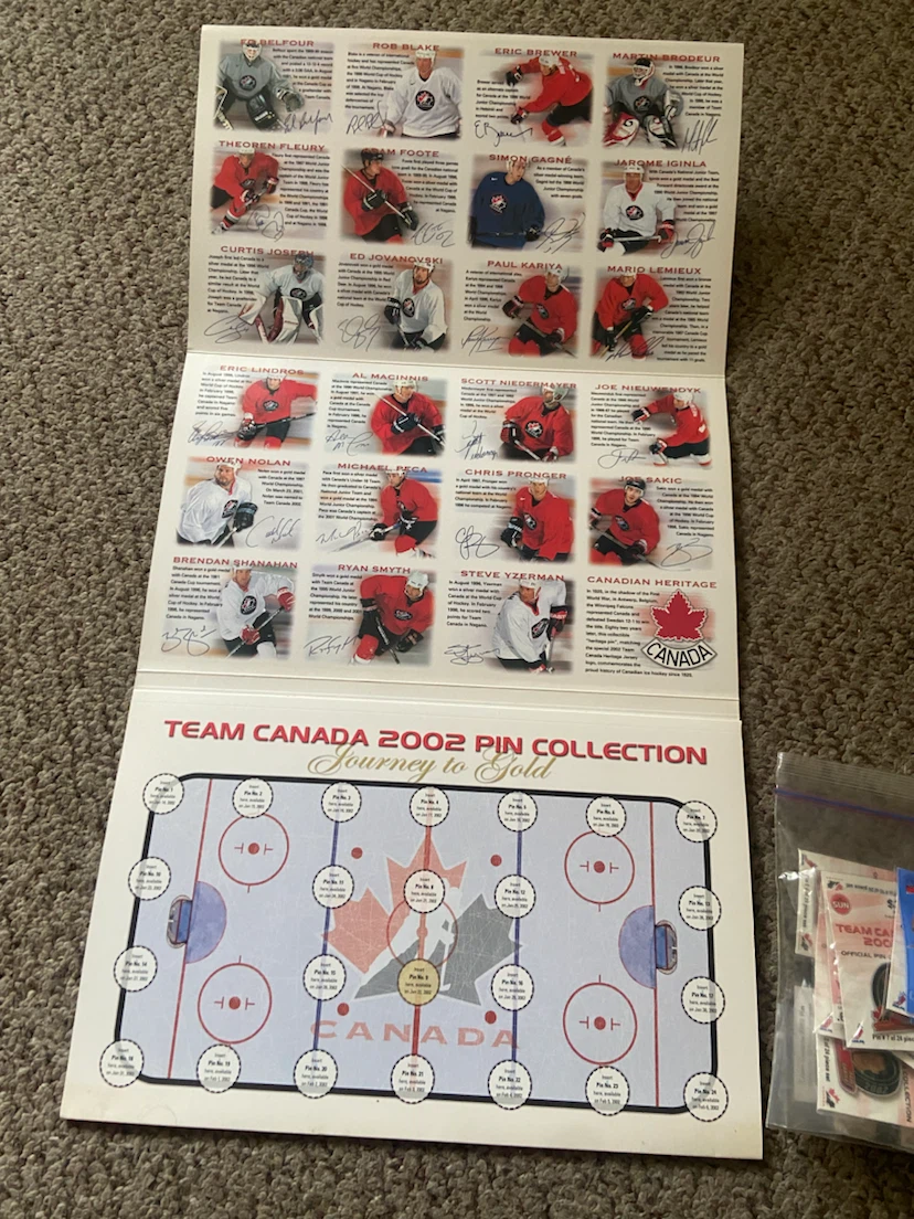 Team Canada 2002 Official Pin Collection - photo 4