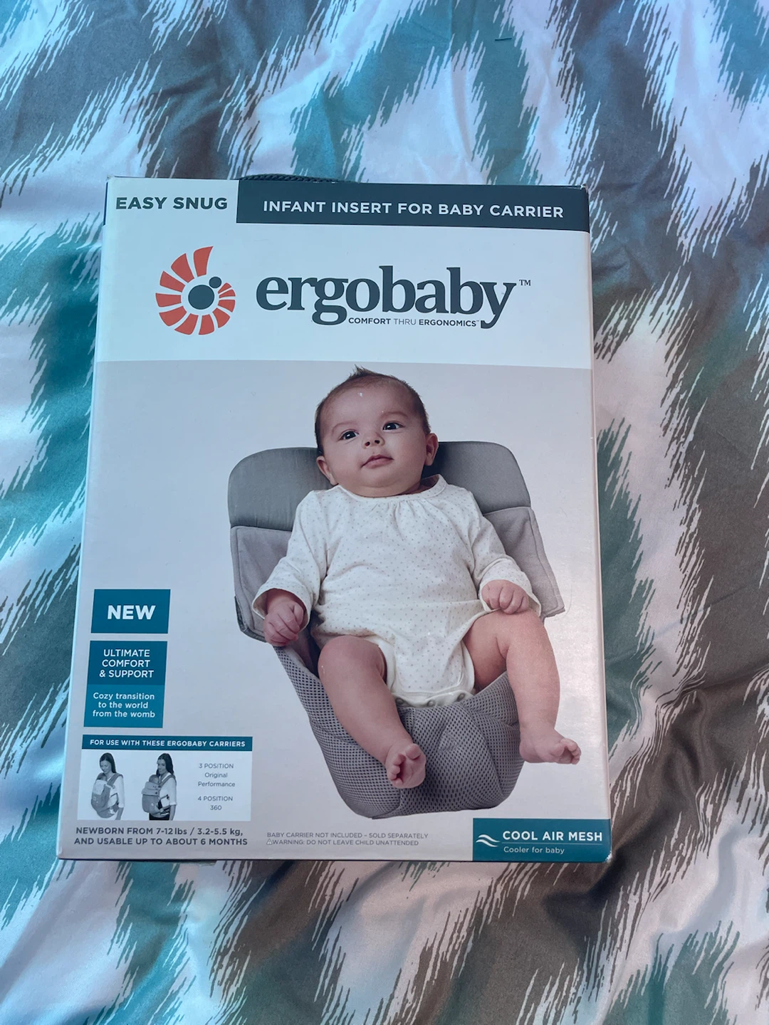 Ergobaby Infant Insert – Cool Air Mesh