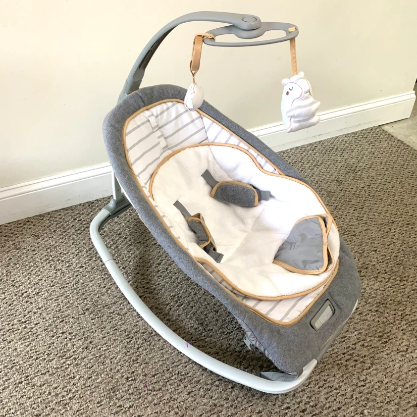 Baby Bouncer Infant Seat Music Sounds Vibration Digital Soothing
