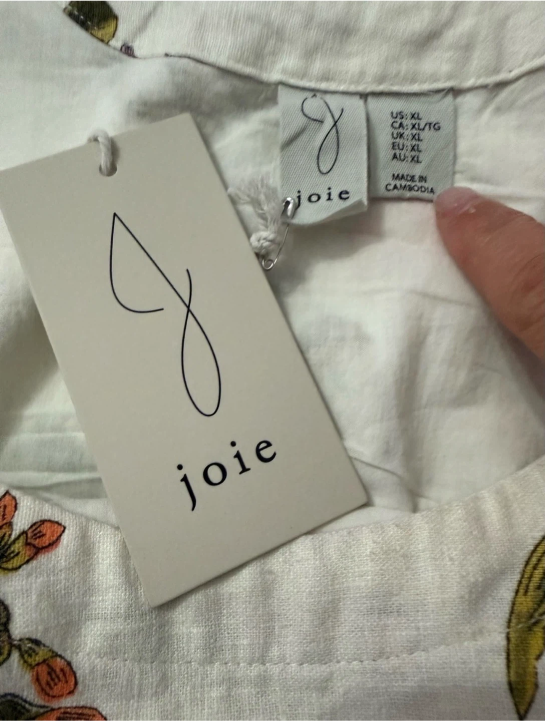 Joie Floral Sleeveless Dress Size XL - photo 4