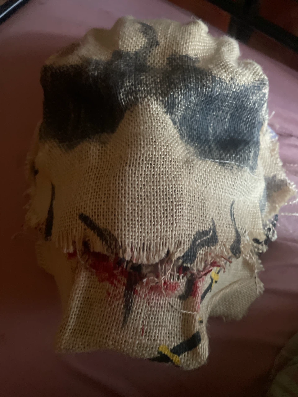 Scarecrow Burlap Costume Mask