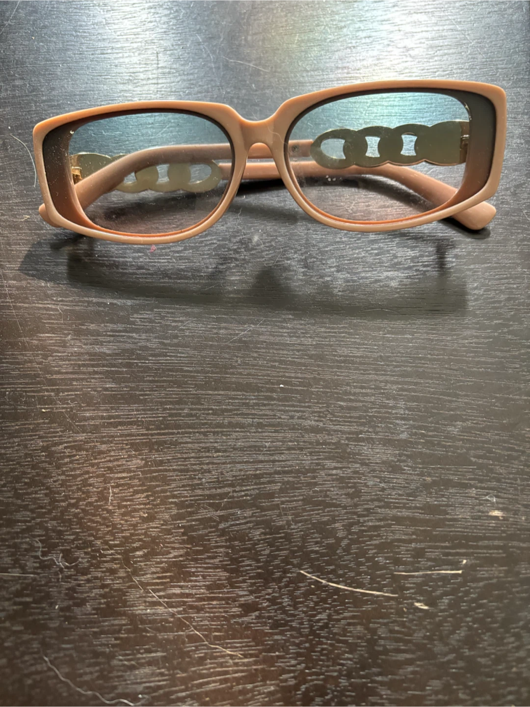 SHEIN Beige Sunglasses with Gold Detail - photo 2