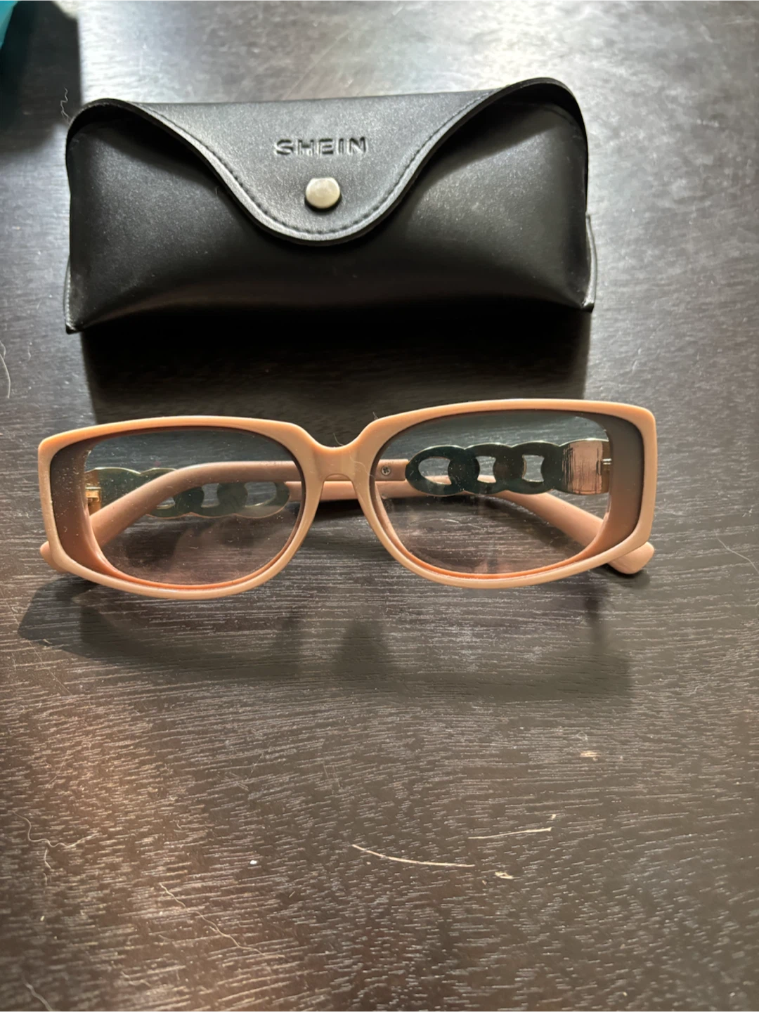 SHEIN Beige Sunglasses with Gold Detail - photo 4