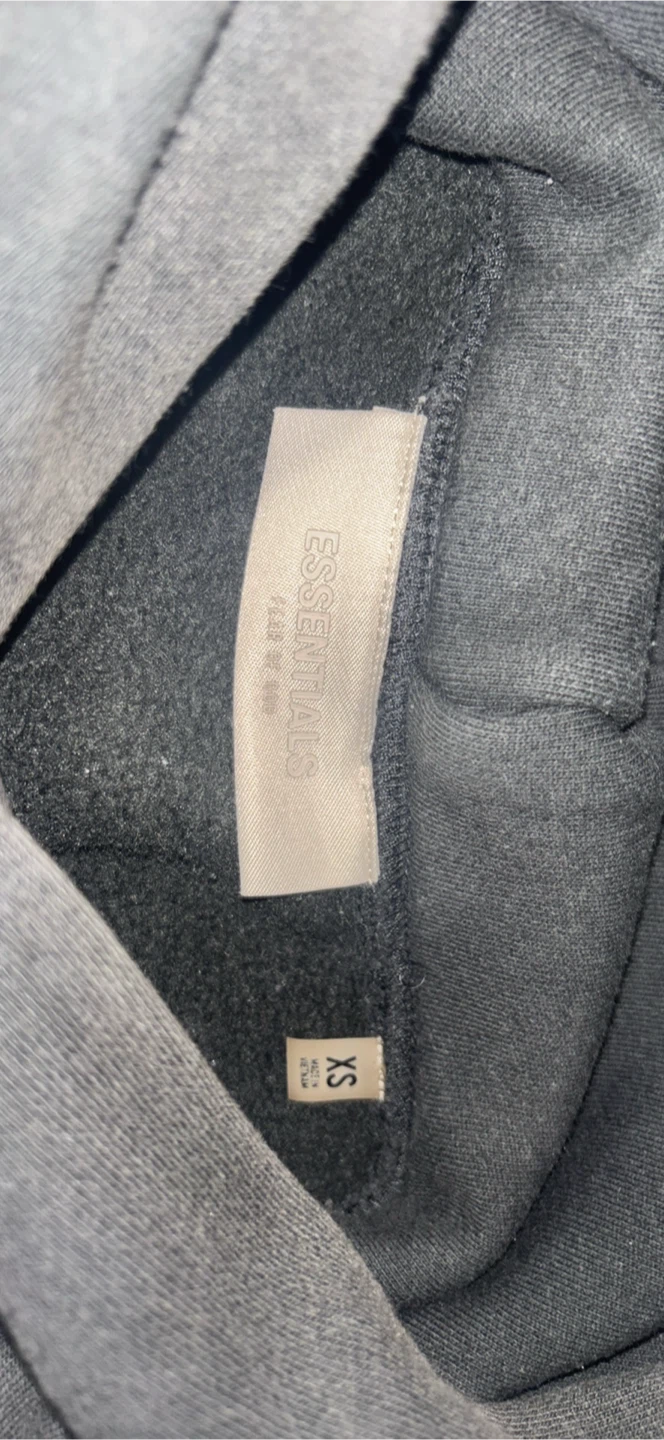 Essentials Fear of God Hoodie - Grey - Size XS - photo 3