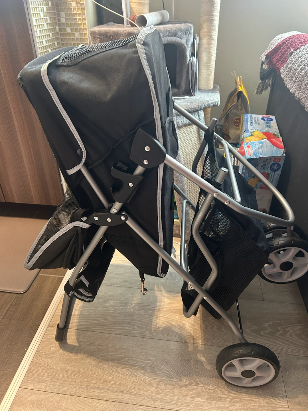 Frisco Collapsible Pet Stroller, Black - photo 5