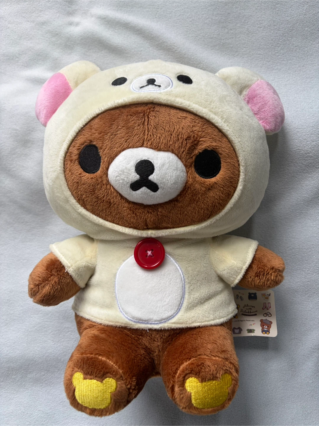 New Rilakkuma Plushie Chairoikoguma as Korilakkuma 12"