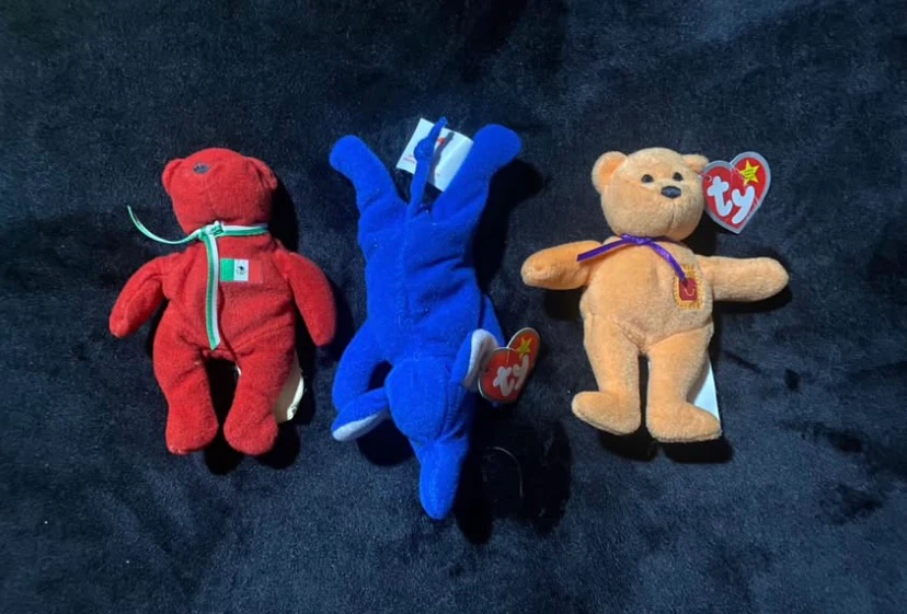 Vintage McDonald's Teenie Beanie Babies Lot (Set of 3)