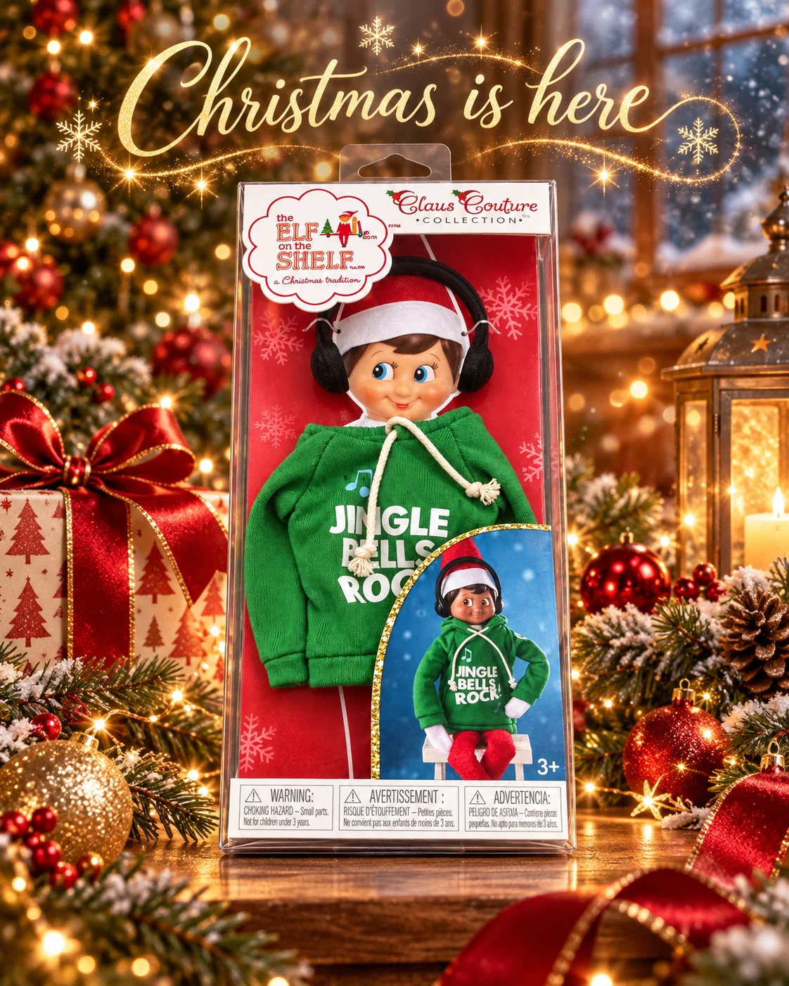 Elf on the Shelf Jingle Bells Rock Outfit