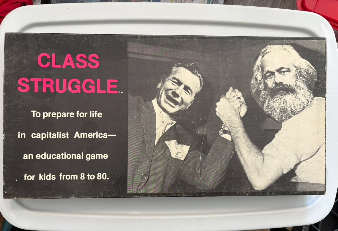 Rare Vintage Class Struggle Board Game
