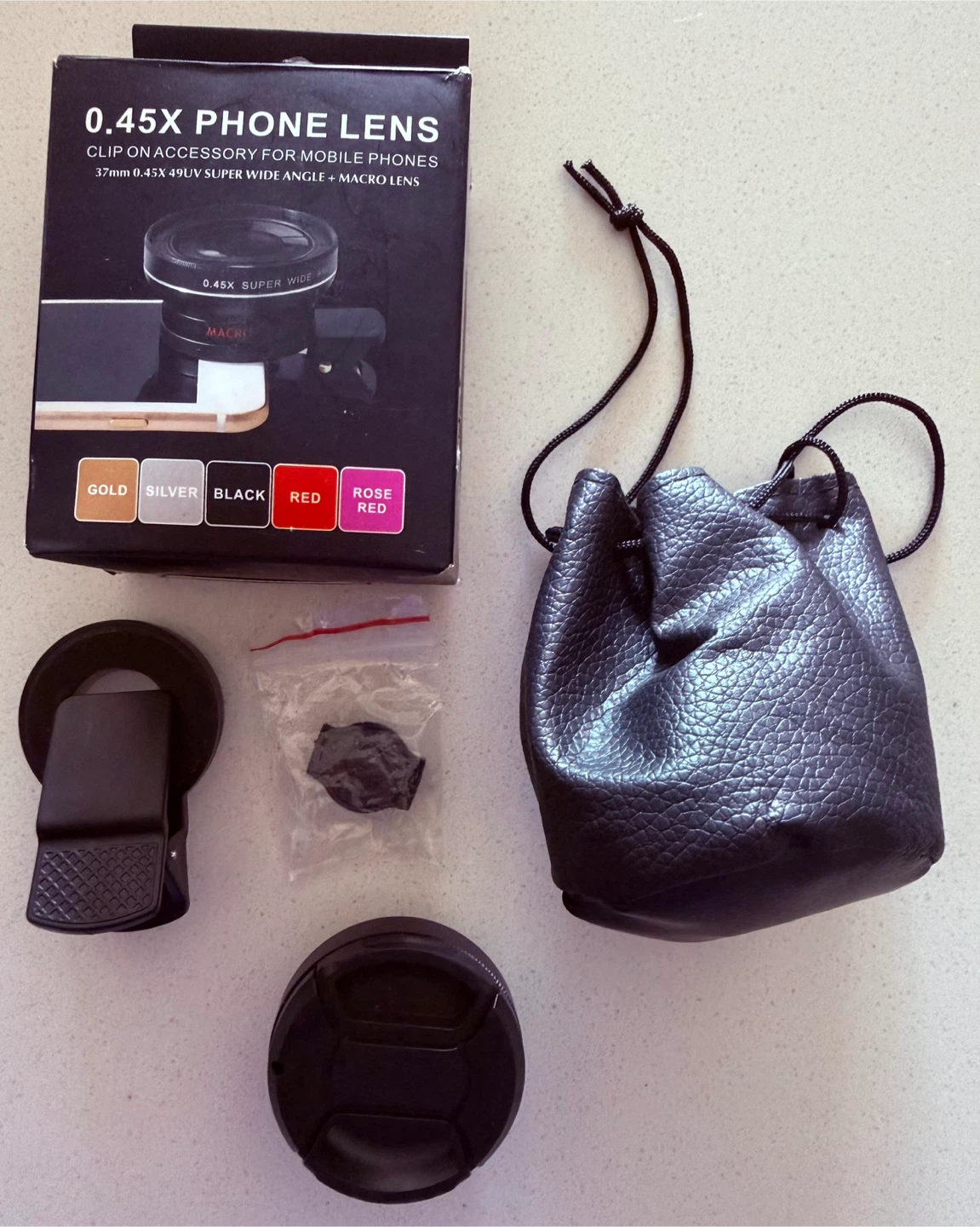 BRAND NEW • 0.45X MOBILE Phone LENS Clip On WIDE/MACRO - photo 2