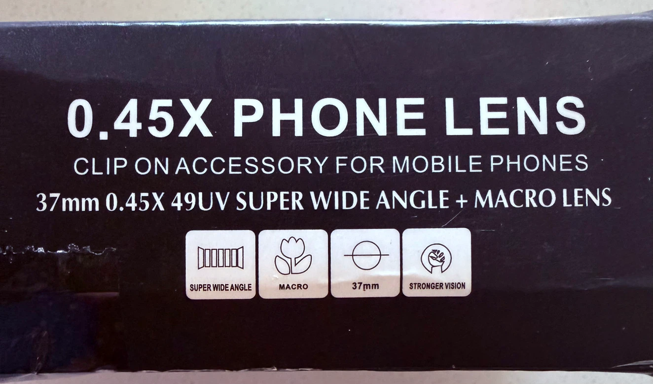 BRAND NEW • 0.45X MOBILE Phone LENS Clip On WIDE/MACRO - photo 5
