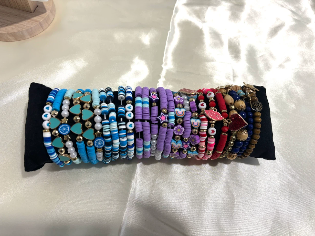 Assorted Beaded Bracelets and Fashion Earrings