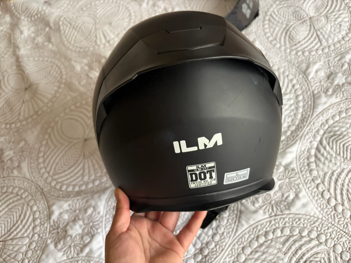 ILM Motorcycle Helmet and Gloves Set - photo 5